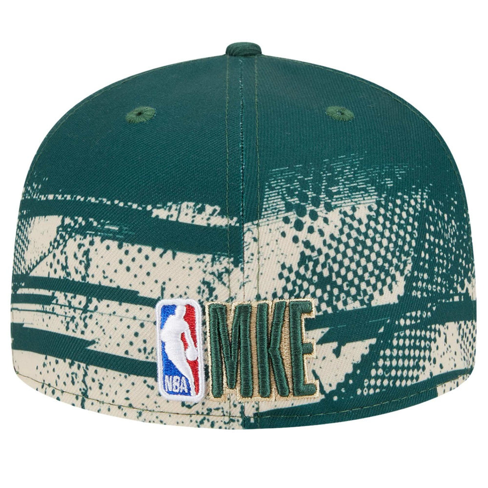 New Era - Milwaukee Bucks Tip-Off 59FIFTY Fitted Hat - Hunter Green