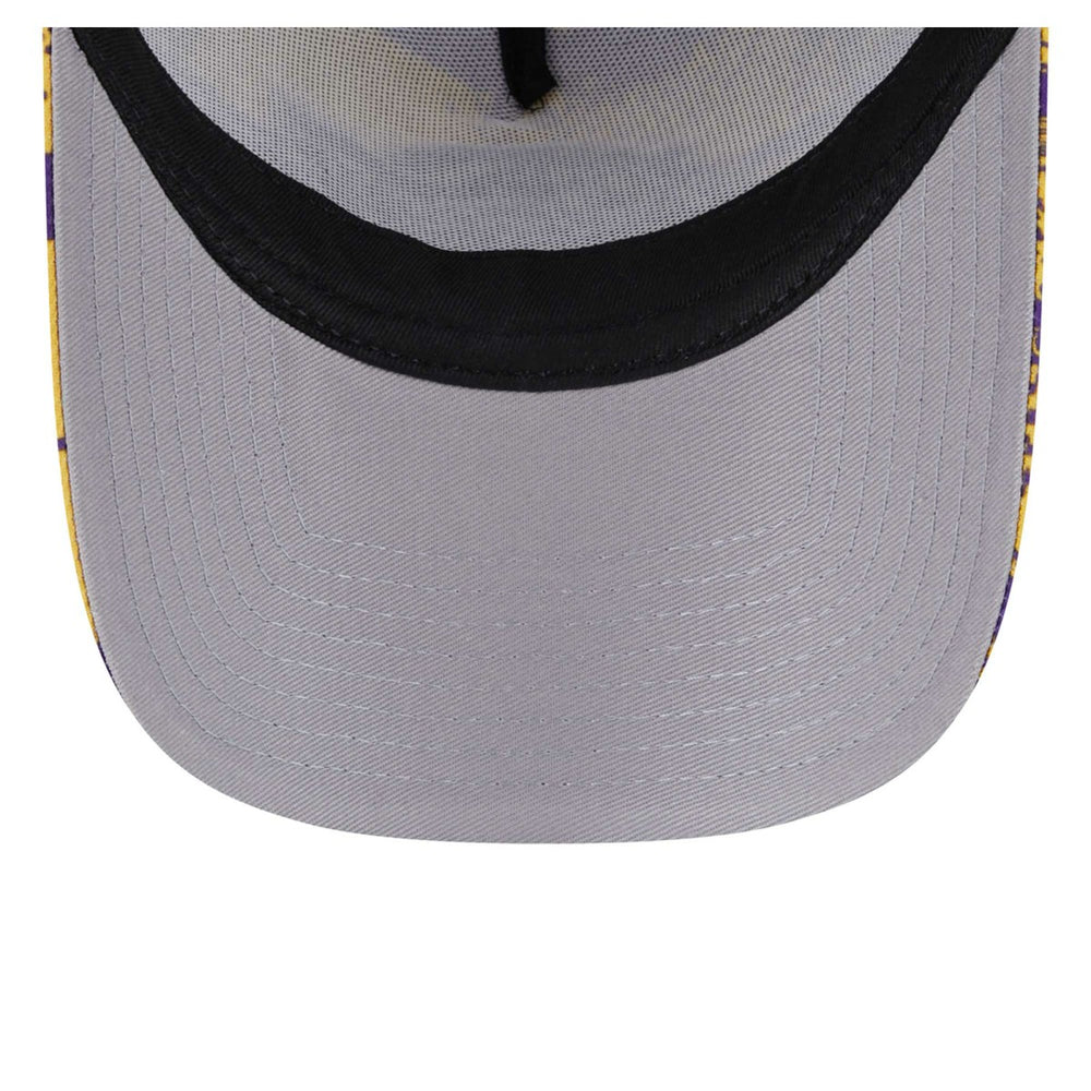New Era - Los Angeles Lakers Tip Off A-Frame Trucker 9FORTY Adjustable Hat - Purple/Gold