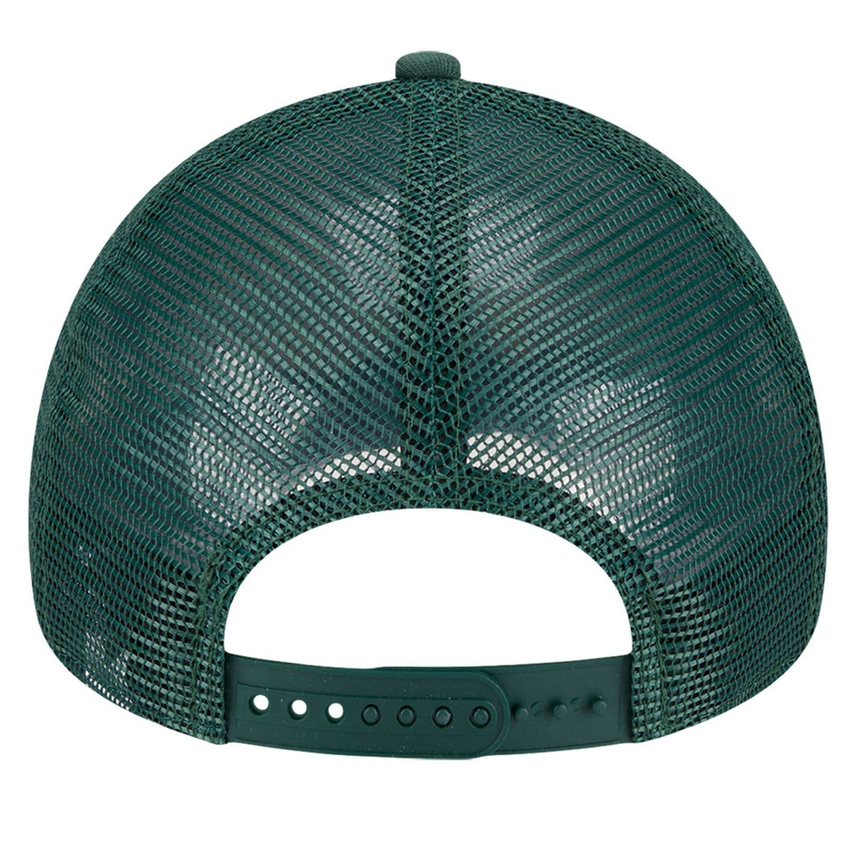 New Era - Milwaukee Bucks Tip Off A-Frame Trucker 9FORTY Adjustable Hat - Hunter Green/Cream