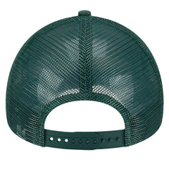 New Era - Milwaukee Bucks Tip Off A-Frame Trucker 9FORTY Adjustable Hat - Hunter Green/Cream