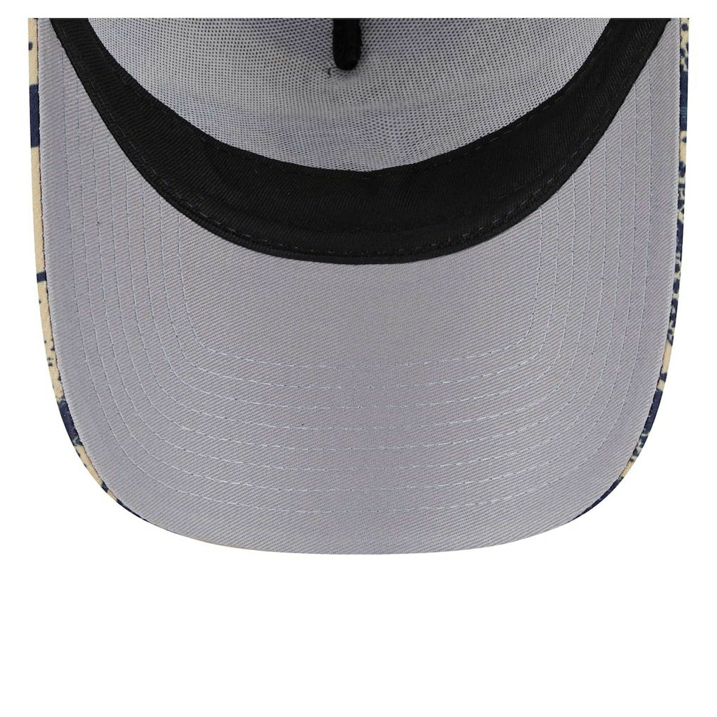 New Era - New Orleans Pelicans Tip Off A-Frame Trucker 9FORTY Adjustable Hat - Navy/Gold