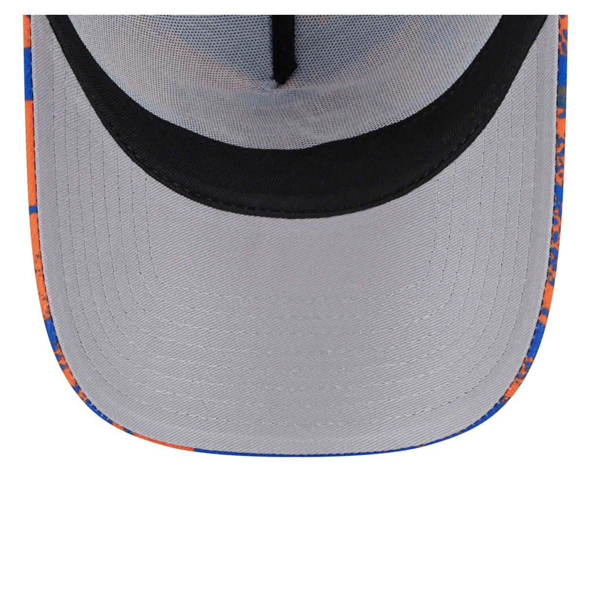 New Era - New York Knicks Tip Off A-Frame Trucker 9FORTY Adjustable Hat - Blue/Orange