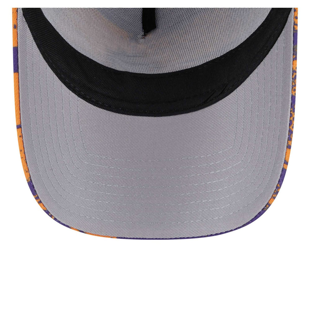 New Era - Phoenix Suns Tip Off A-Frame Trucker 9FORTY Adjustable Hat - Purple/Orange