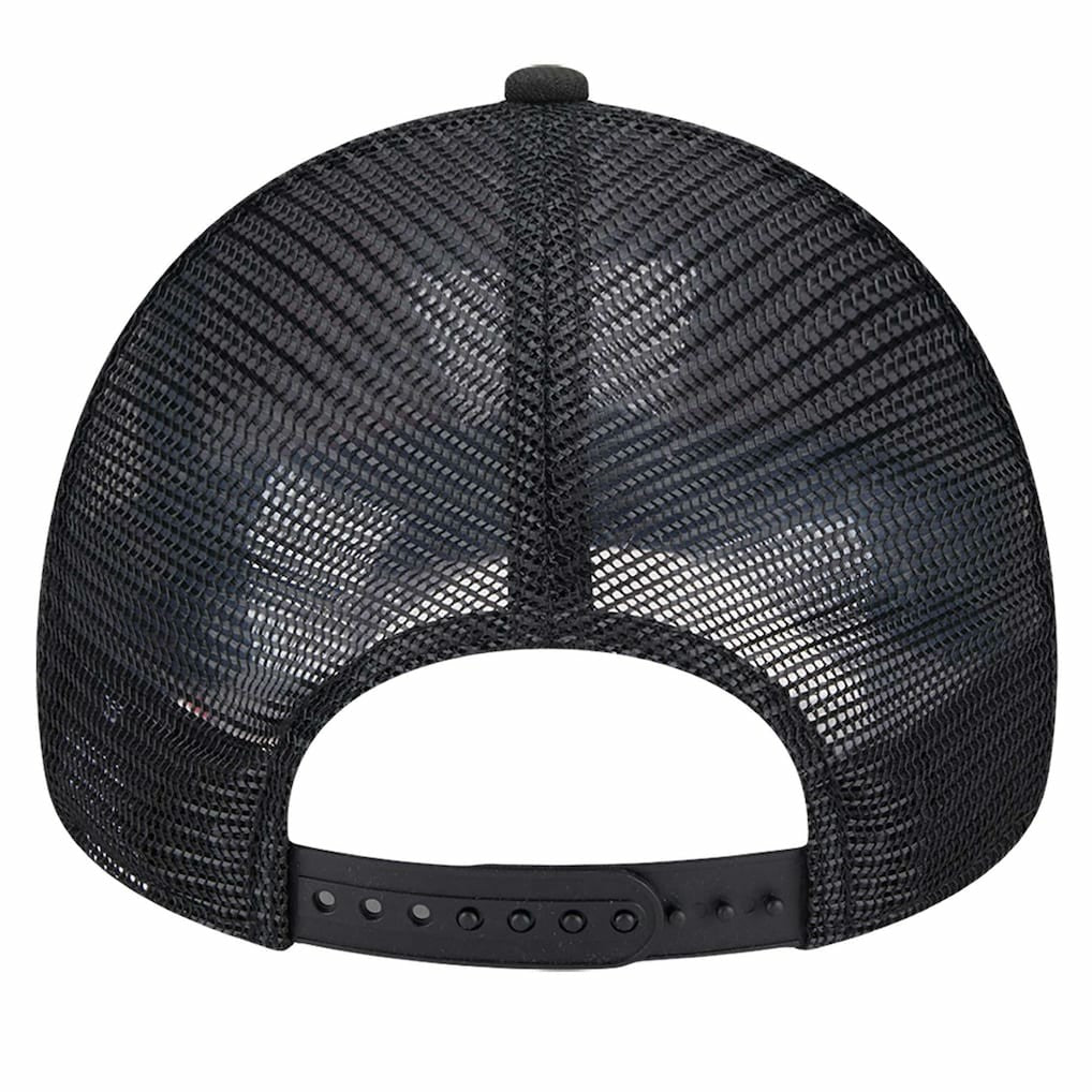 New Era - Chicago Bulls Tip Off A-Frame Trucker 9FORTY Adjustable Hat - Black/Red