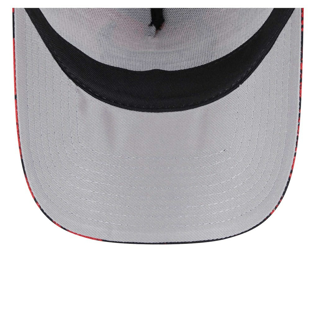 New Era - Chicago Bulls Tip Off A-Frame Trucker 9FORTY Adjustable Hat - Black/Red