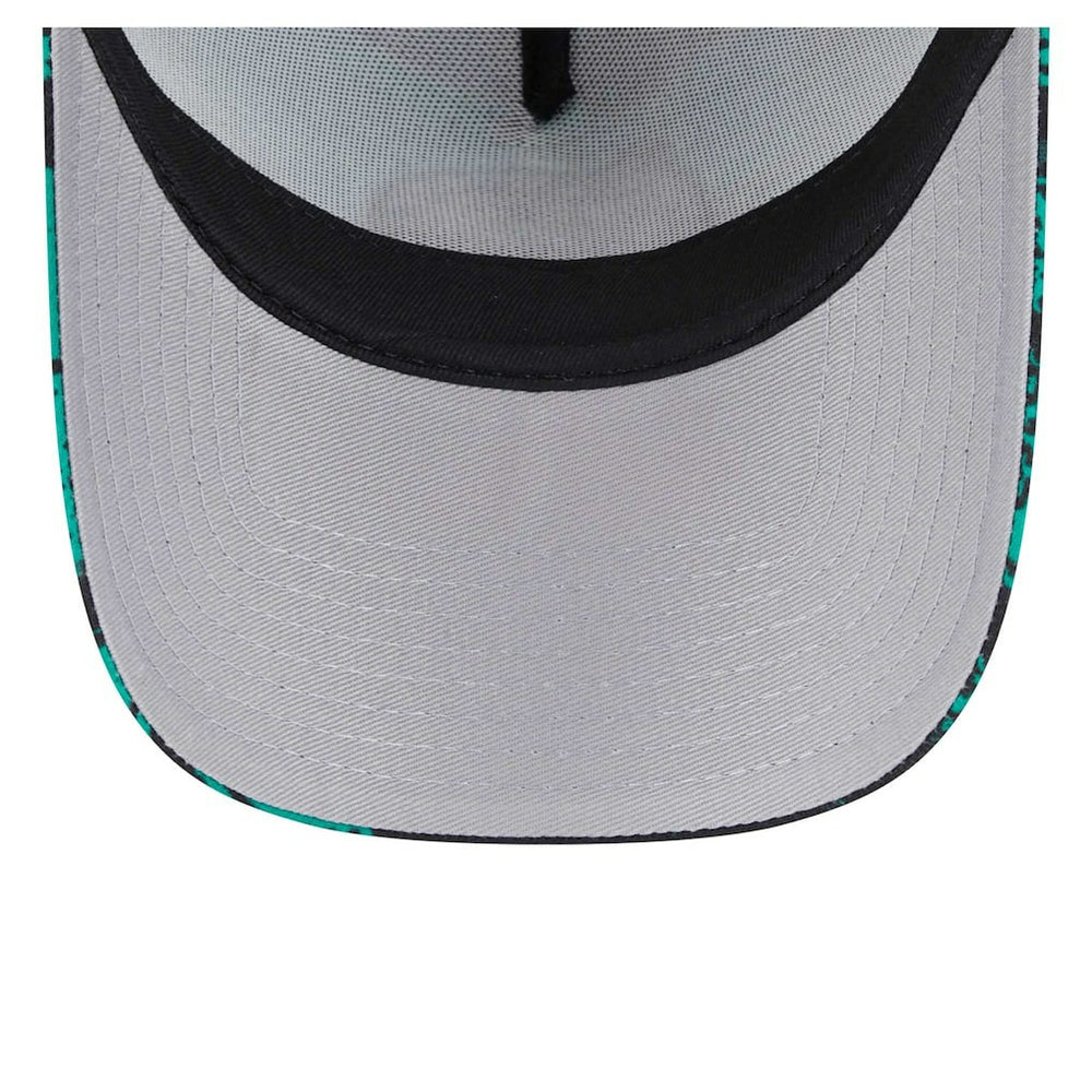 New Era - Boston Celtics Tip Off A-Frame Trucker 9FORTY Adjustable Hat - Black/Kelly Green