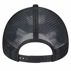 New Era - Brooklyn Nets Tip Off A-Frame Trucker 9FORTY Adjustable Hat - Black/Charcoal