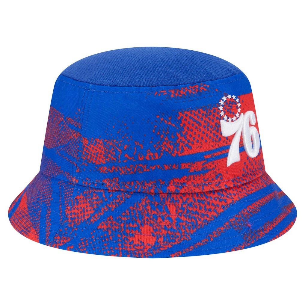 New Era - Philadelphia 76ers Tip-Off Bucket Hat - Royal/Red