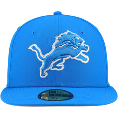 Detroit Lions New Era Team Basic 59FIFTY Fitted Hat Blue - NFL
