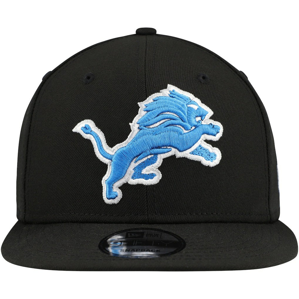 Detroit Lions New Era Basic 9FIFTY Snapback Hat Black - NFL