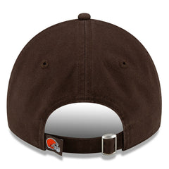 Cleveland Browns New Era Core Classic Primary 9TWENTY Adjustable Hat Brown - NFL