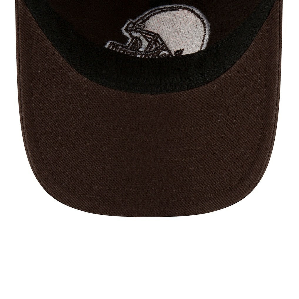 Cleveland Browns New Era Core Classic Primary 9TWENTY Adjustable Hat Brown - NFL
