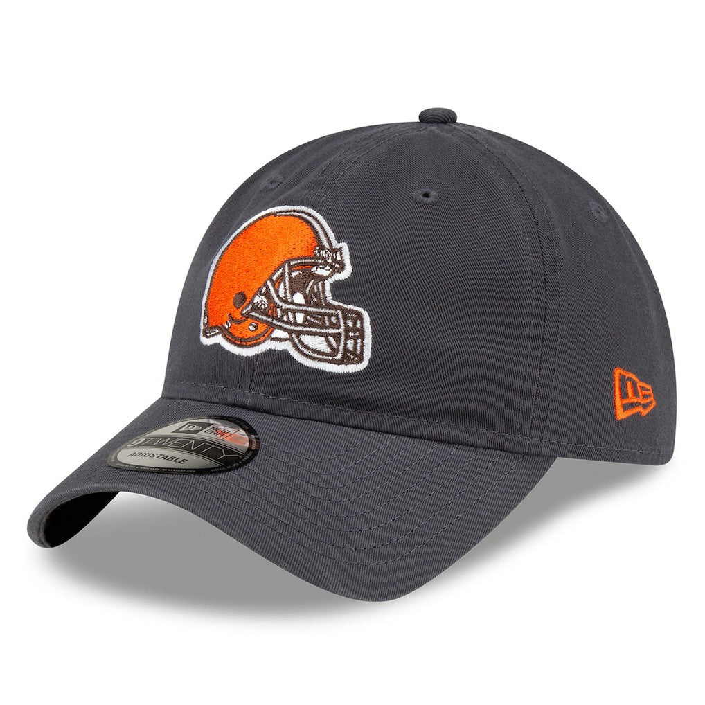 Cleveland Browns New Era Core Classic Graph 9TWENTY Adjustable Hat Graphite - NFL
