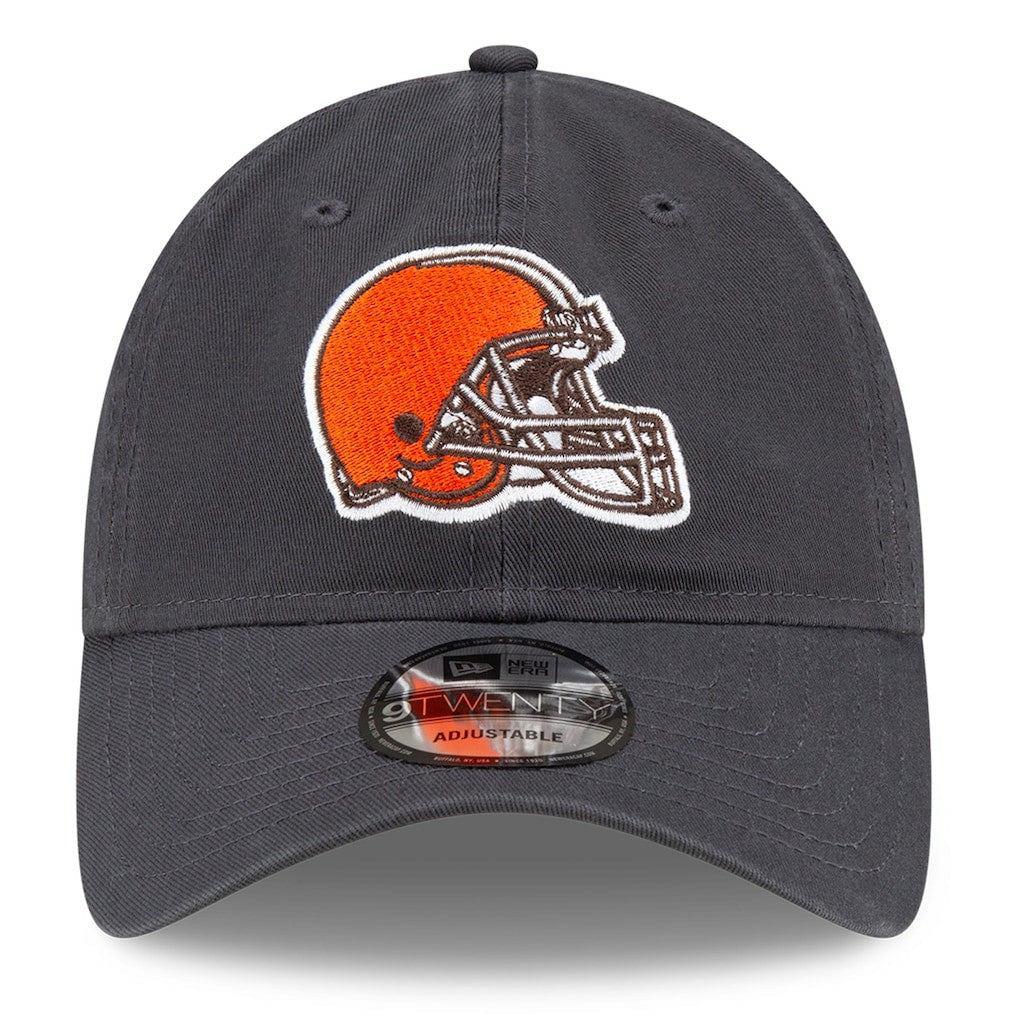 Cleveland Browns New Era Core Classic Graph 9TWENTY Adjustable Hat Graphite - NFL