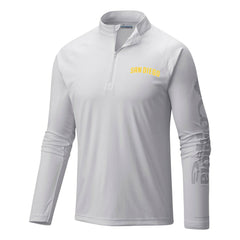 San Diego Padres Columbia Terminal Tackle Omni-Shade Raglan Quarter-Zip Pullover Top Online