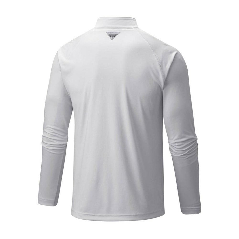 Los Angeles Dodgers Columbia Terminal Tackle Omni-Shade Raglan Quarter-Zip Pullover Top Clearance
