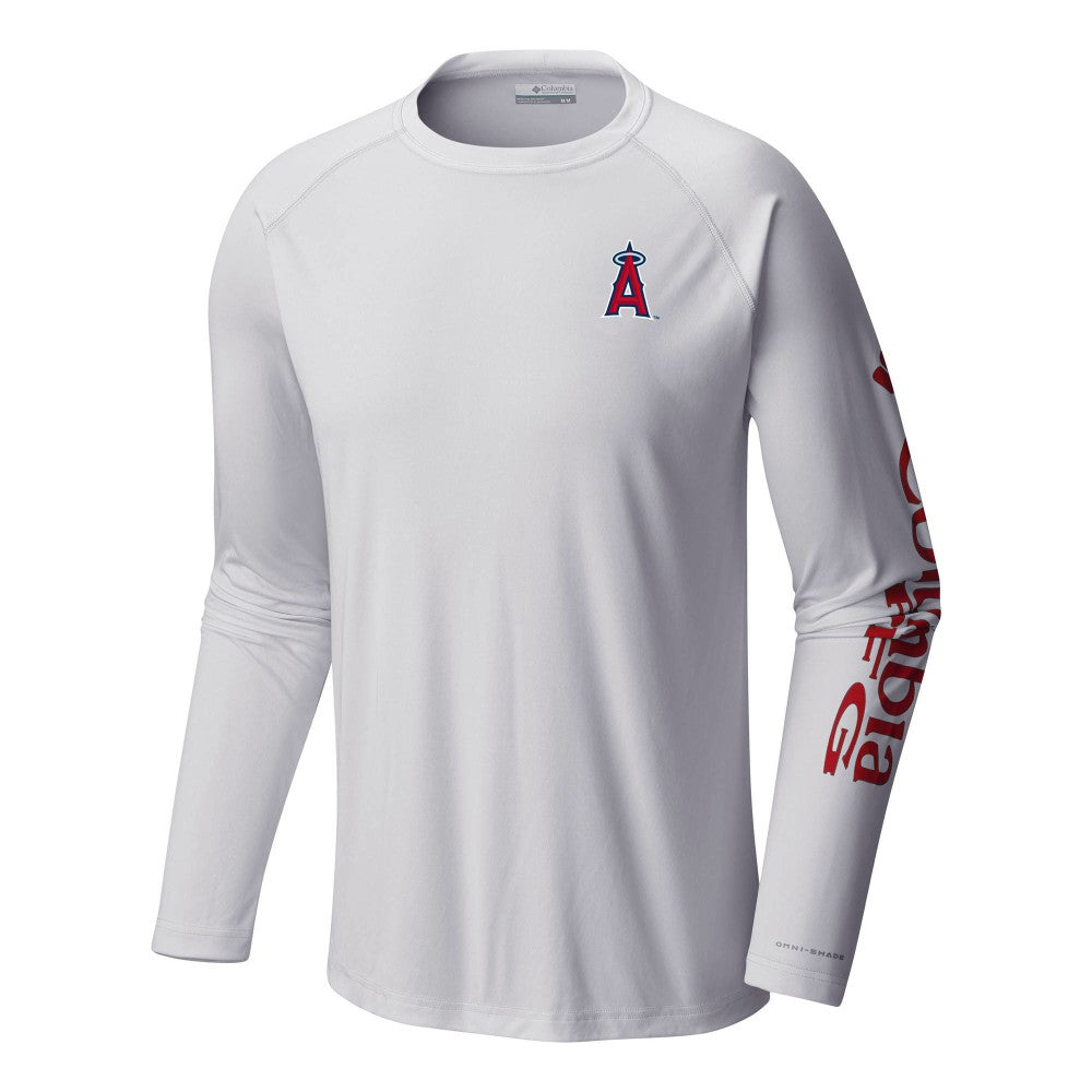 Los Angeles Angels Columbia Terminal Tackle Long Sleeve T-Shirt On Sale