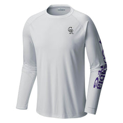 Colorado Rockies Columbia Terminal Tackle Long Sleeve T-Shirt Clearance
