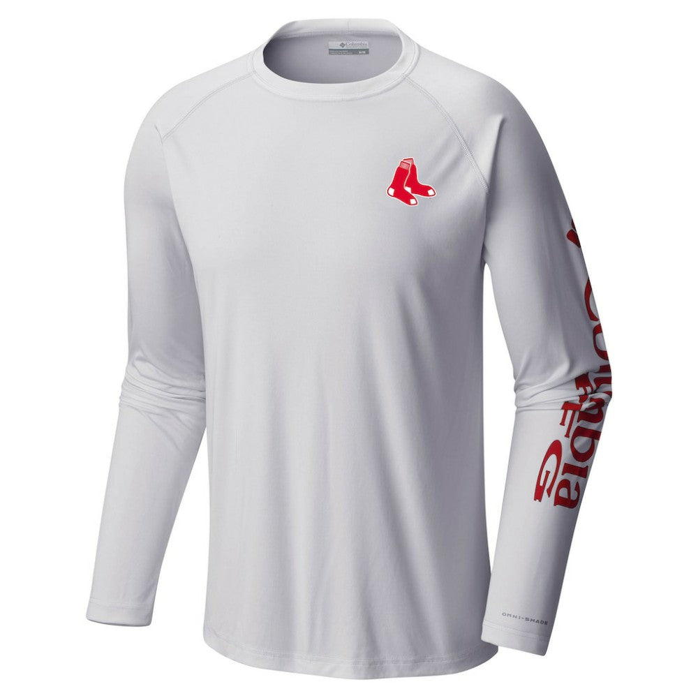 Boston Red Sox Columbia Terminal Tackle Long Sleeve T-Shirt Lifestyle
