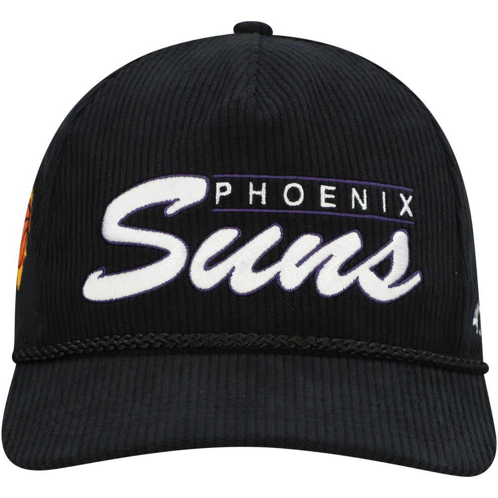 47 brand - Phoenix Suns '47 Double Header Sidepatch Cord Hitch Adjustable Hat - Black