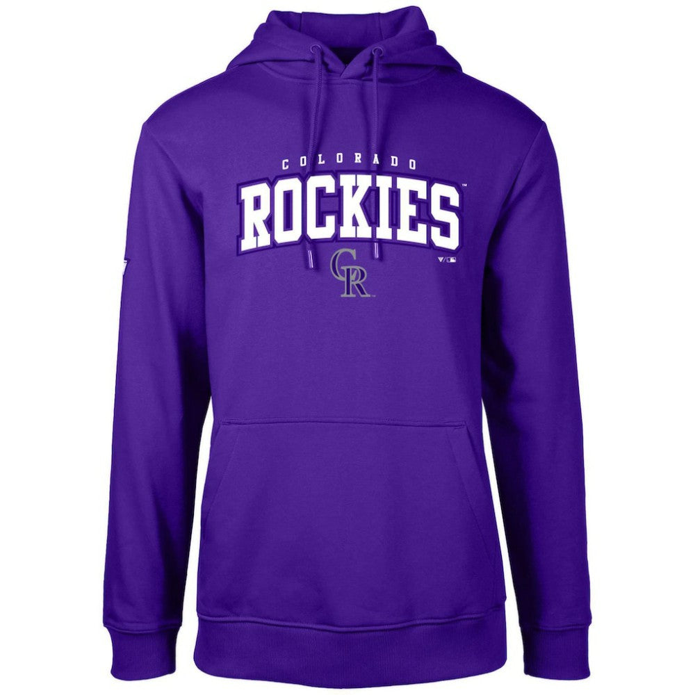 Colorado Rockies Levelwear Podium Team Arch Pullover Hoodie On Sale