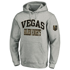 Vegas Golden Knights Fanatics Big & Tall Fleece Pullover Hoodie Heather Gray