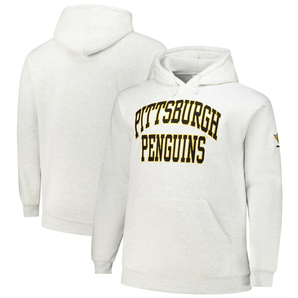 Pittsburgh Penguins Fanatics Big & Tall Fleece Pullover Hoodie White