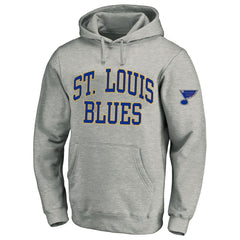 St. Louis Blues - Fanatics Big & Tall Fleece Pullover Hoodie Heather Gray