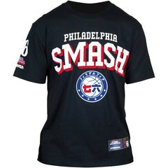 NBA - Philadelphia 76ers Hyperfly Unisex NBA x My Hero Academia All Might Smash T-Shirt - Black