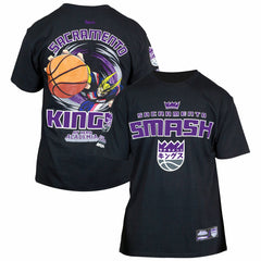 NBA - Sacramento Kings Hyperfly Unisex NBA x My Hero Academia All Might Smash T-Shirt - Black