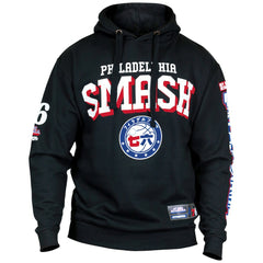 NBA - Philadelphia 76ers Hyperfly Unisex NBA x My Hero Academia All Might Smash Pullover Hoodie - Black