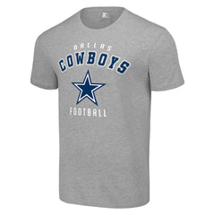Dallas Cowboys Starter Logo T-Shirt Heather Gray - NFL