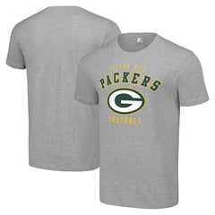 Green Bay Packers Starter Logo T-Shirt Heather Gray - NFL