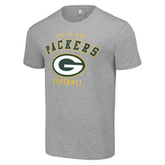 Green Bay Packers Starter Logo T-Shirt Heather Gray - NFL