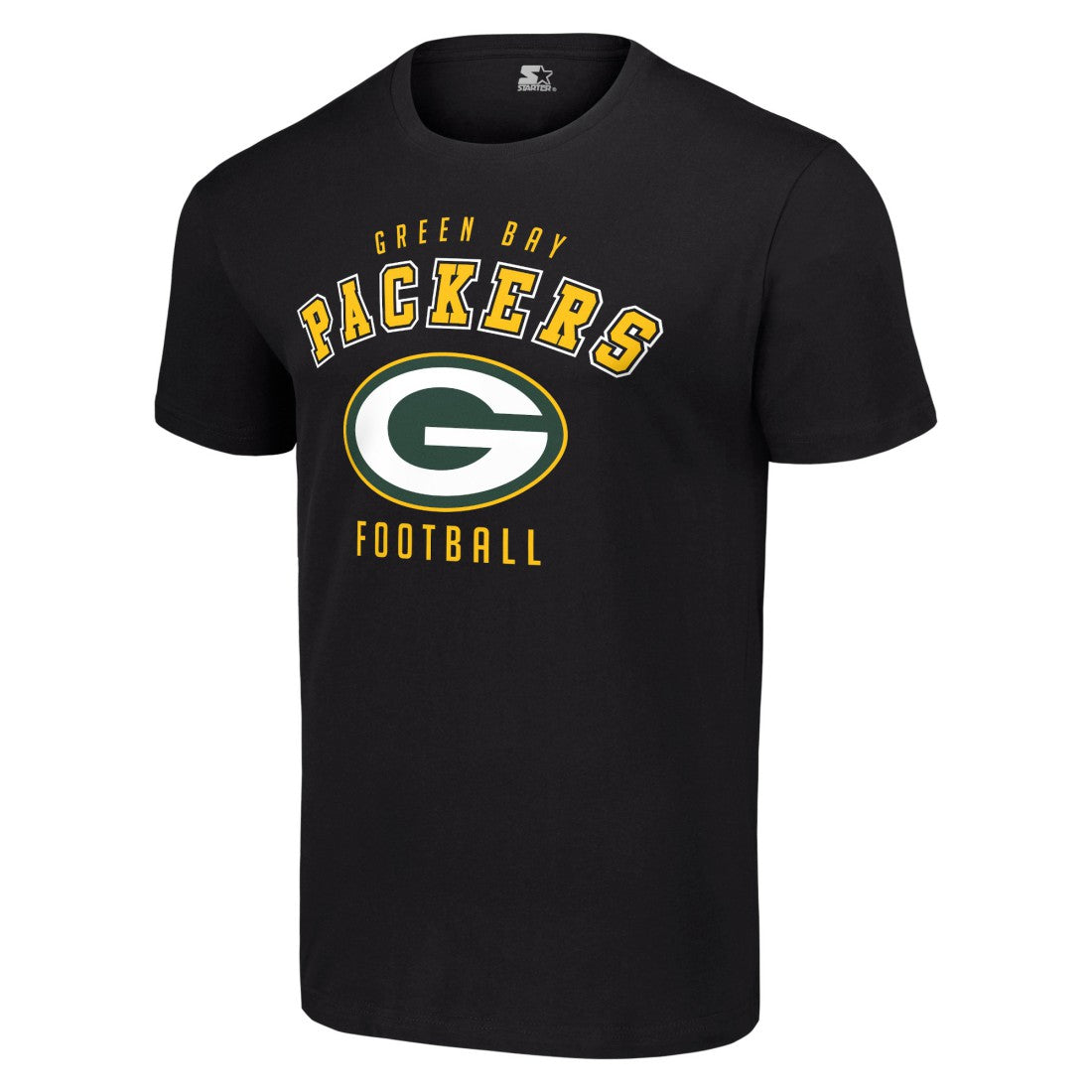 Green Bay Packers Starter Logo T-Shirt Black - NFL