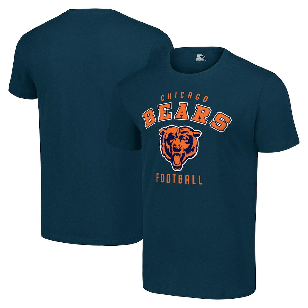 Chicago Bears Starter Logo T-Shirt Navy - NFL