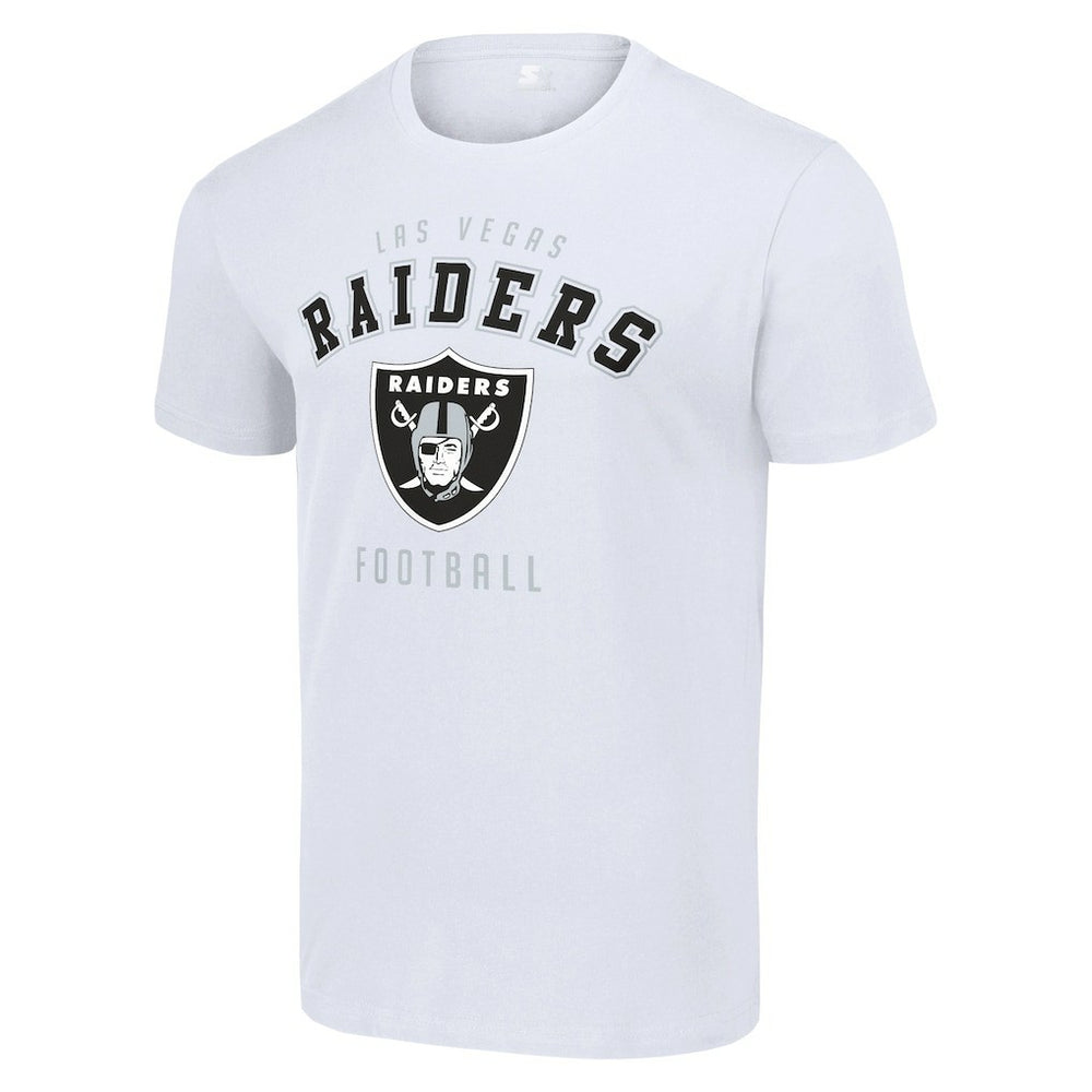 Las Vegas Raiders Starter Logo T-Shirt White - NFL