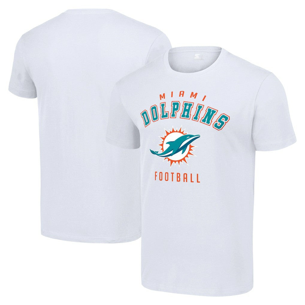 Miami Dolphins Starter Logo T-Shirt White - NFL