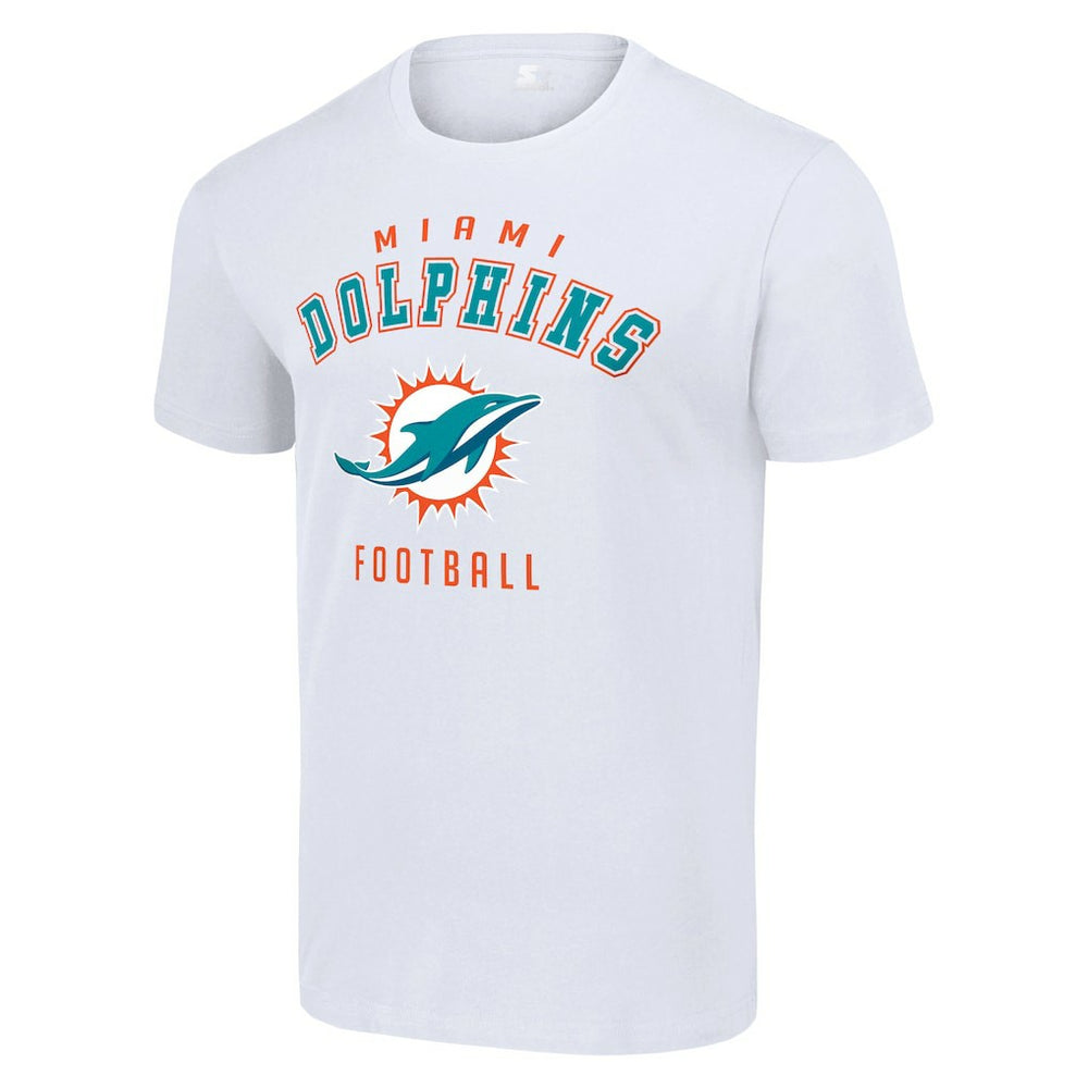 Miami Dolphins Starter Logo T-Shirt White - NFL