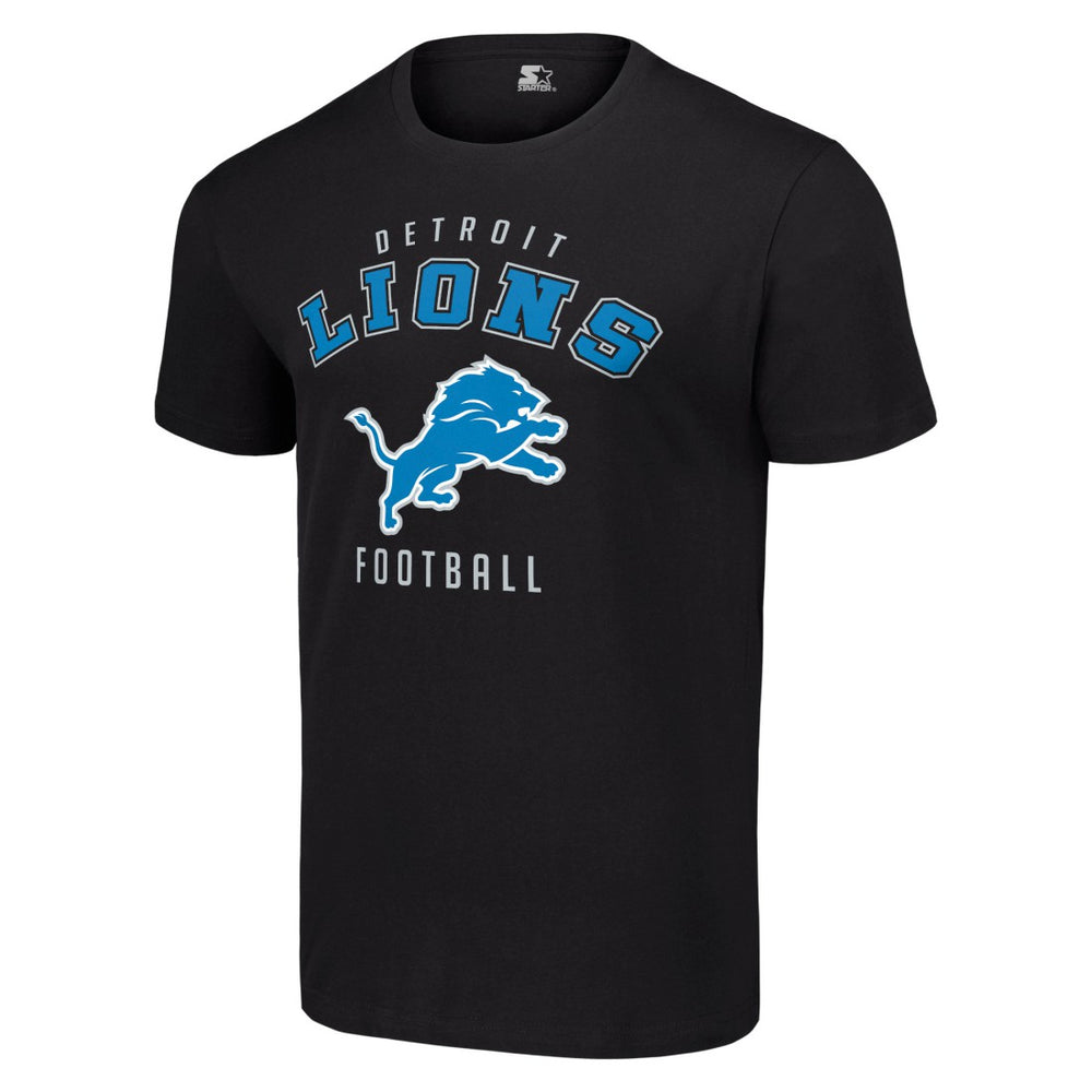 Detroit Lions Starter Logo T-Shirt Black - NFL