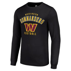 Washington Commanders Starter Long Sleeve T-Shirt Black - NFL