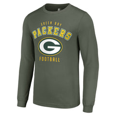Green Bay Packers Starter Long Sleeve T-Shirt Green - NFL