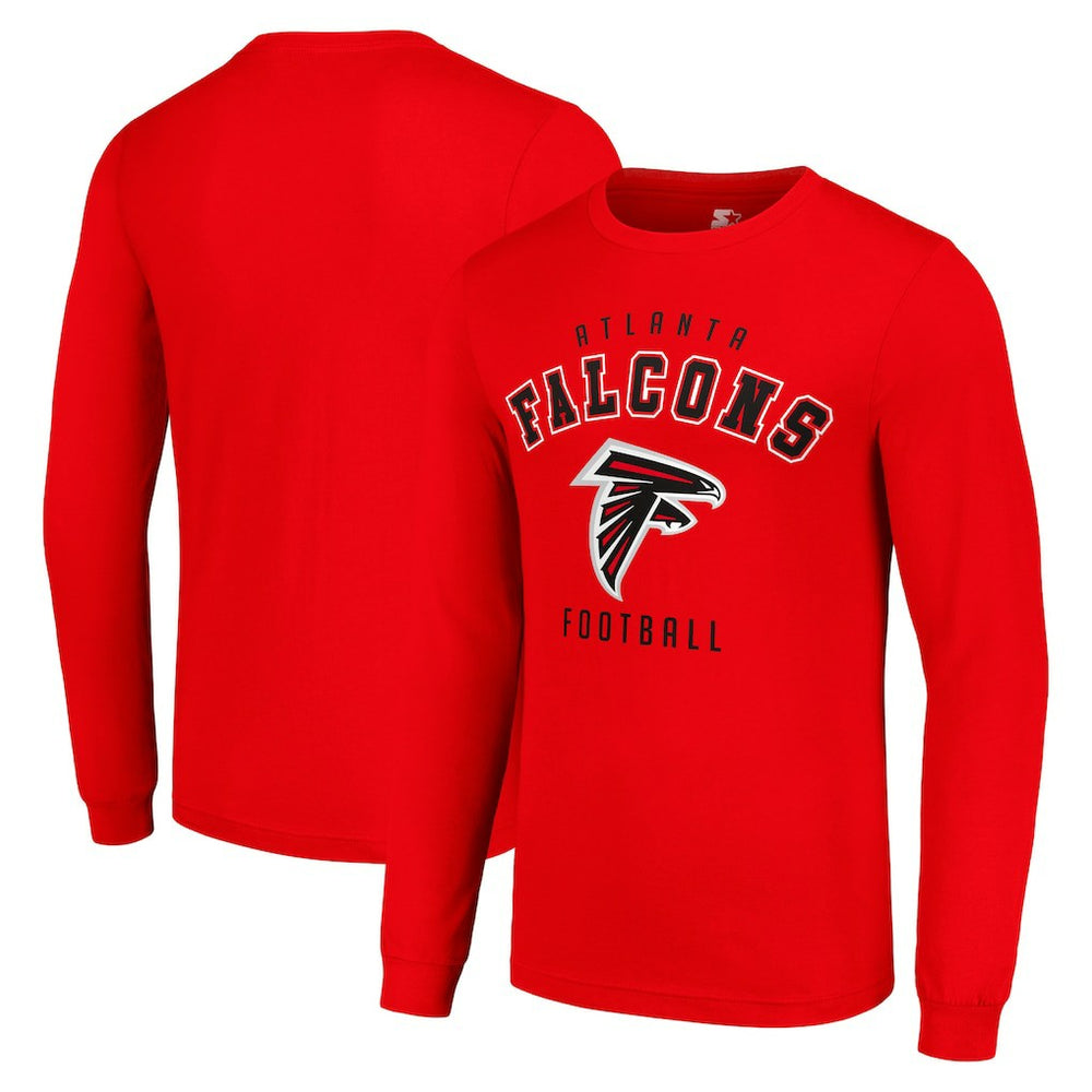 Atlanta Falcons Starter Long Sleeve T-Shirt Red - NFL