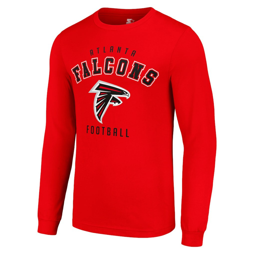 Atlanta Falcons Starter Long Sleeve T-Shirt Red - NFL