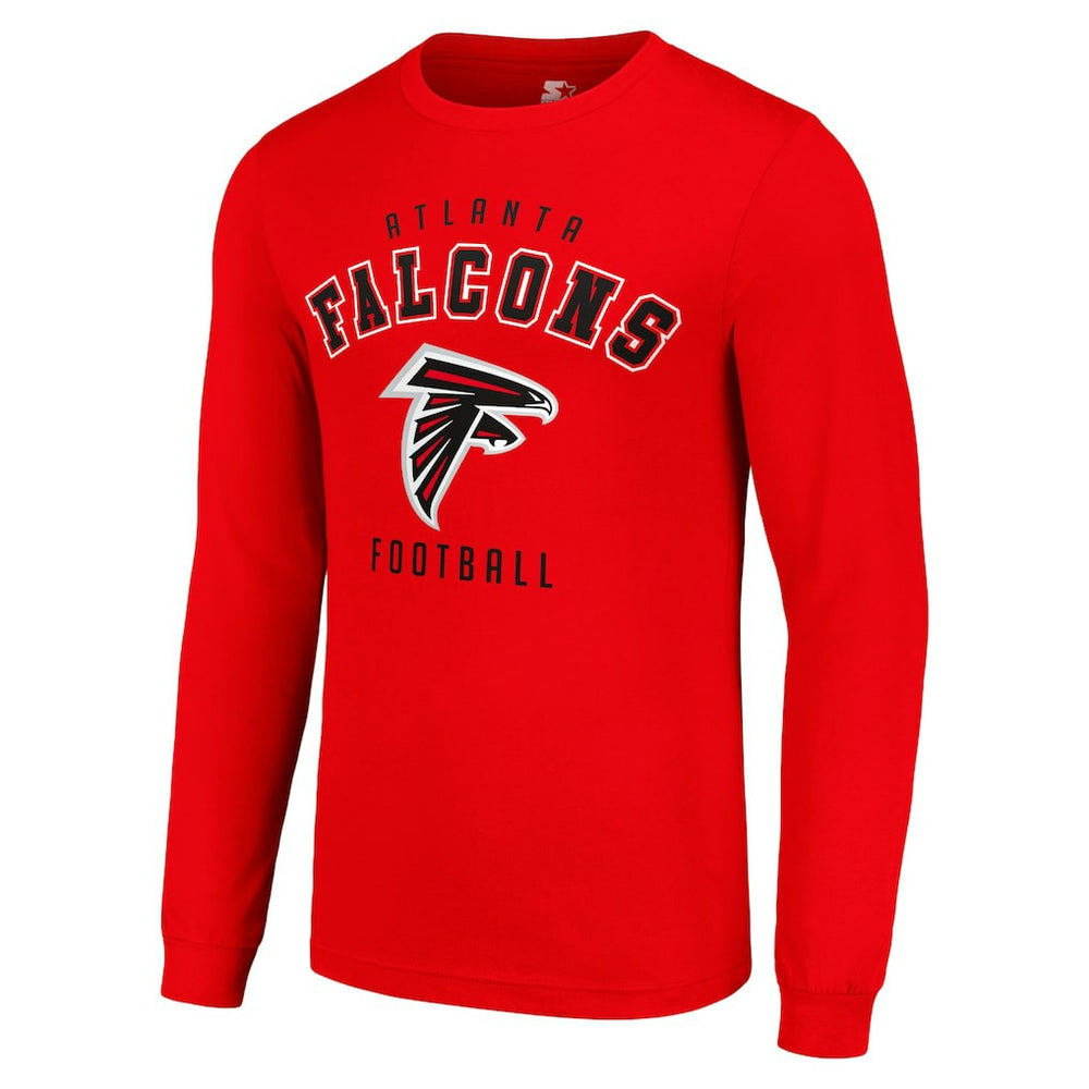 Atlanta Falcons Starter Long Sleeve T-Shirt Red - NFL