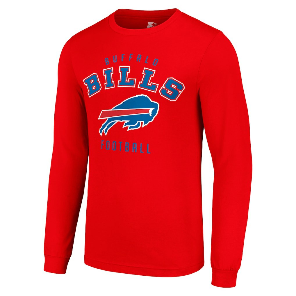 Buffalo Bills Starter Long Sleeve T-Shirt Red - NFL