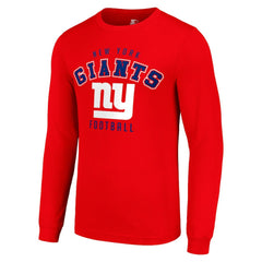New York Giants Starter Long Sleeve T-Shirt Red - NFL
