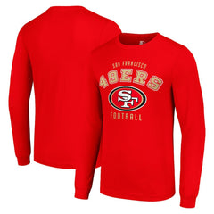San Francisco 49ers Starter Long Sleeve T-Shirt Scarlet - NFL