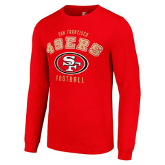 San Francisco 49ers Starter Long Sleeve T-Shirt Scarlet - NFL