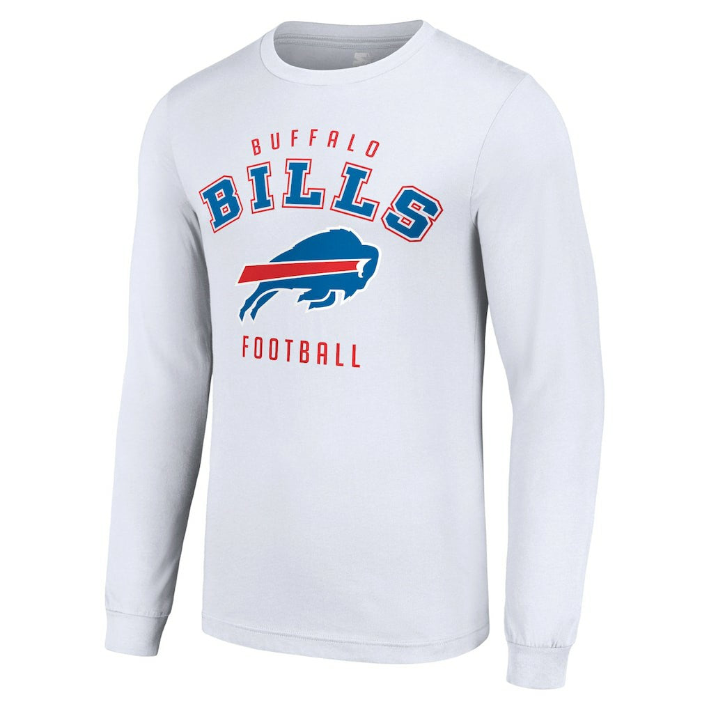 Buffalo Bills Starter Long Sleeve T-Shirt White - NFL